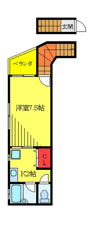 ベル・ラポール参番館 2階階 間取り