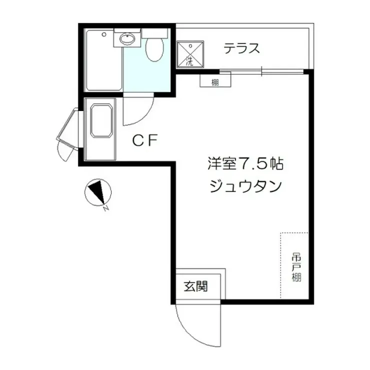 メゾン・ド・コライユ 1階階 間取り