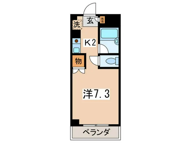 ロベール石川 3階階 間取り