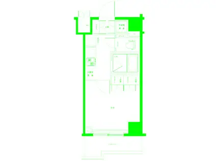 ルーブル横濱反町(1K/3階)の間取り写真