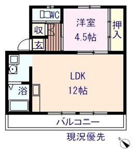 ヴィラナリー本郷2(1LDK/5階)の間取り写真