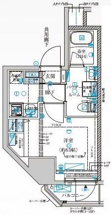 メインステージ横濱弥生町(1K/10階)の間取り写真