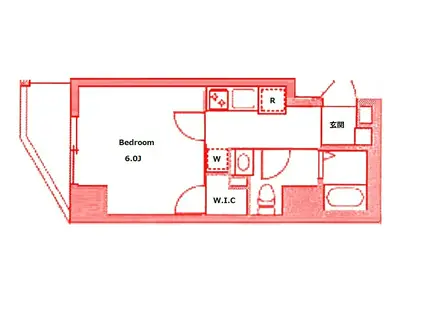 フロンティア横濱イースト(1K/3階)の間取り写真
