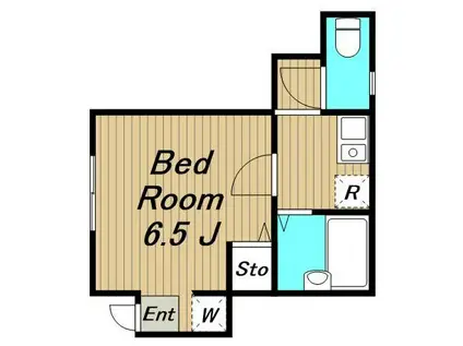 サンクレスト野方(1K/1階)の間取り写真