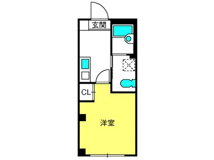 D-STYLE西大宮(1K/3階)の間取り写真