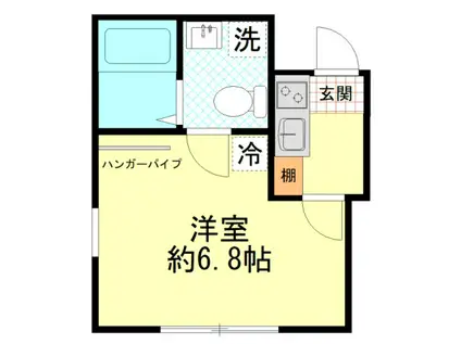 I-RESIDENCE(1K/3階)の間取り写真