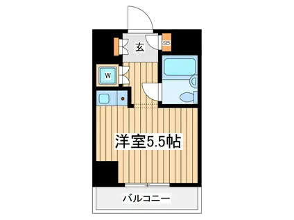 菱和パレス横浜壱番館(ワンルーム/6階)の間取り写真