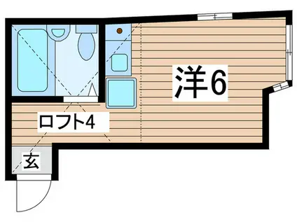 ユナイト菅サウス・バンク(ワンルーム/1階)の間取り写真