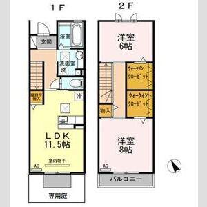 プレミール(2LDK)の間取り写真