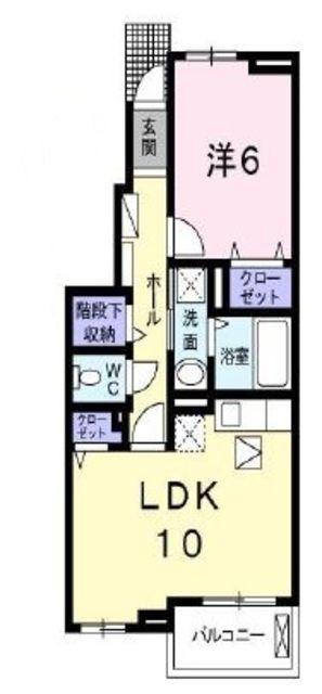 ＪＲ中央線 八王子駅 バス乗車時間：29分 最寄りバス停で下車 徒歩2分 2階建 築9年(1LDK/1階)の間取り写真