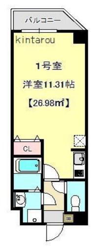 MAXIMAS II(1K/5階)の間取り写真