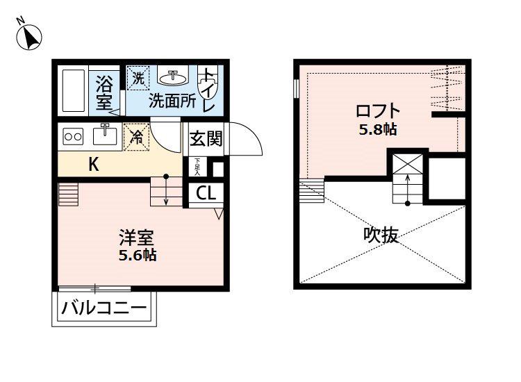 グレイスピア(ワンルーム/1階)の間取り写真