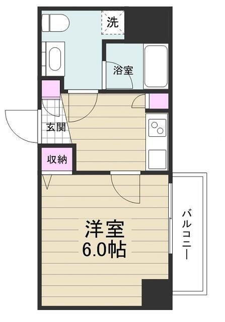 AZEST立石♯R(1K/12階)の間取り写真
