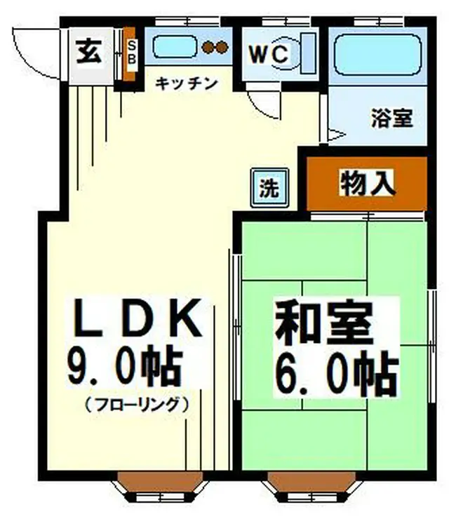 サンシティー 1階階 間取り