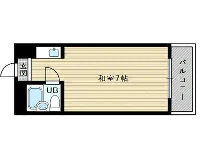ベストレジデンス上新庄(1K/4階)の間取り写真