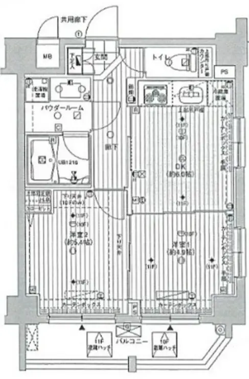 メインステージ南品川 11階階 間取り