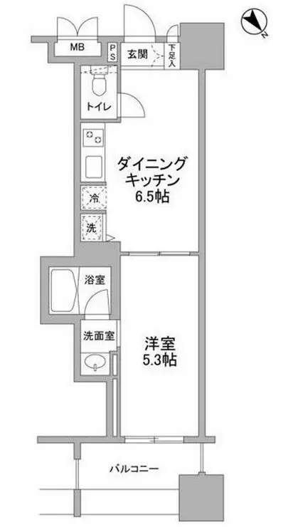 パークフラッツ横濱公園 3階階 間取り