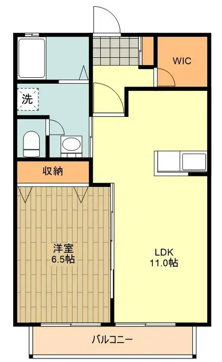 グランドール早道 2階階 間取り