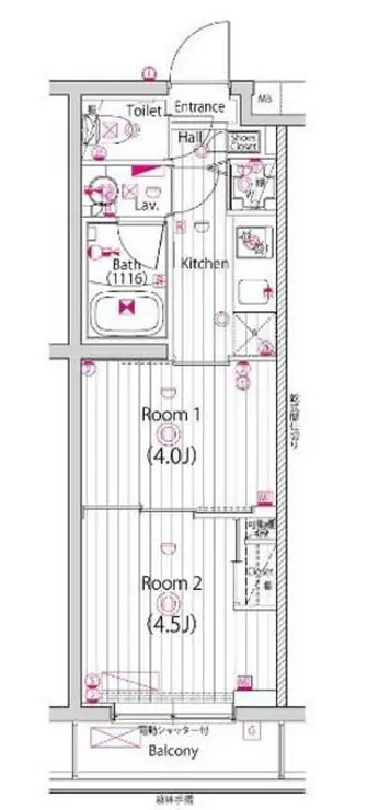 ガーラ・ヒルズ氷川台 3階階 間取り