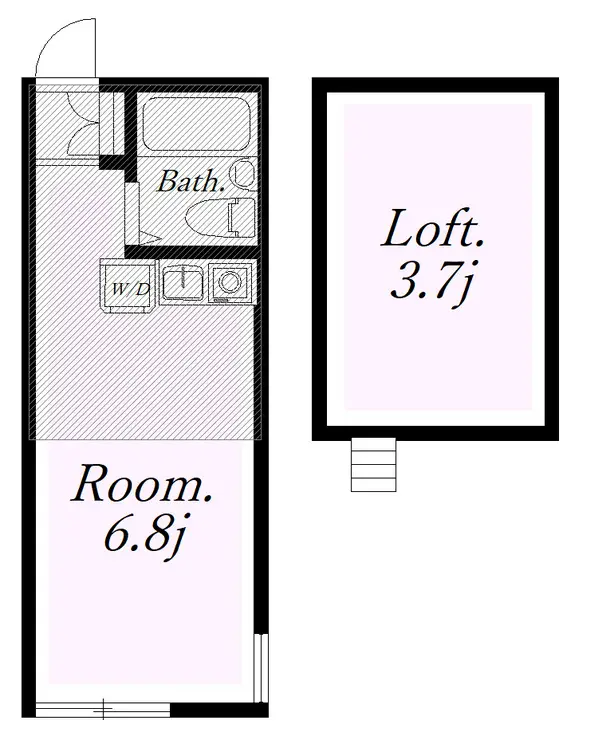 ユナイトステージ小田栄ファースト 2階階 間取り