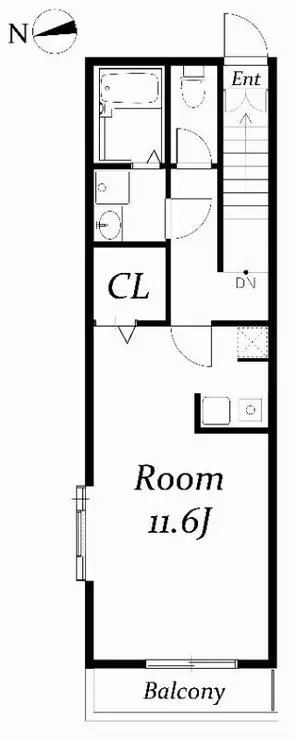 パティオ赤坂 2階階 間取り