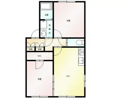 LEGACY(2LDK/3階)の間取り写真