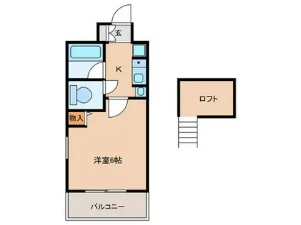 EC大阪城前・OBPリバーフロント(1K/4階)の間取り写真