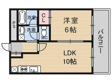 第5シルバーハイツ(1LDK/4階)の間取り写真