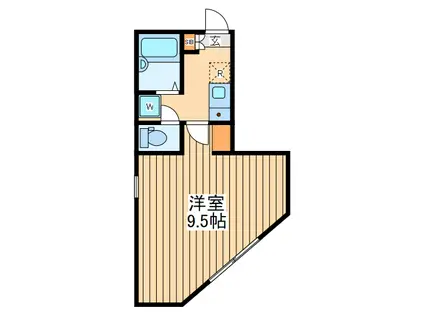 エヌレジデンス(1K/2階)の間取り写真