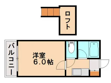 トリビュートNAOTO(1K/2階)の間取り写真
