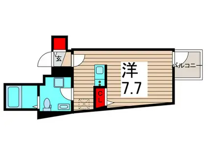 GRANDE FIRST KAMEARI(ワンルーム/6階)の間取り写真