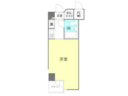 ニュー池袋ハイツ(ワンルーム/3階)の間取り写真