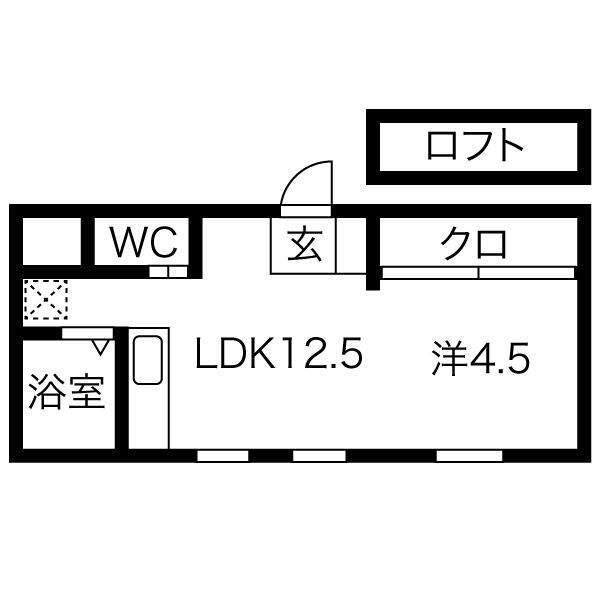 NAP-N32(1LDK/3階)の間取り写真