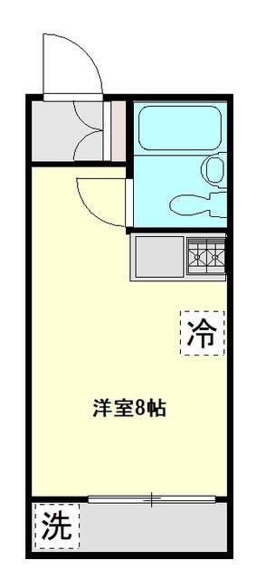 ケントピア西船(ワンルーム/2階)の間取り写真
