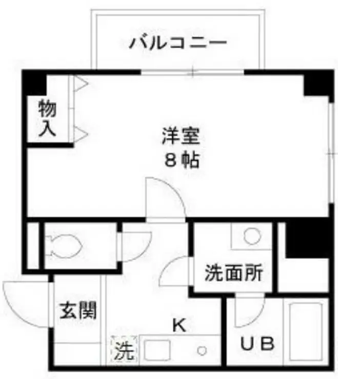 ウイングユキクラ 3階階 間取り