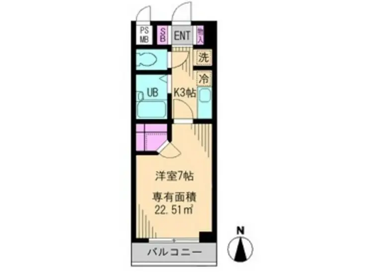 ビイルーム小金井 4階階 間取り