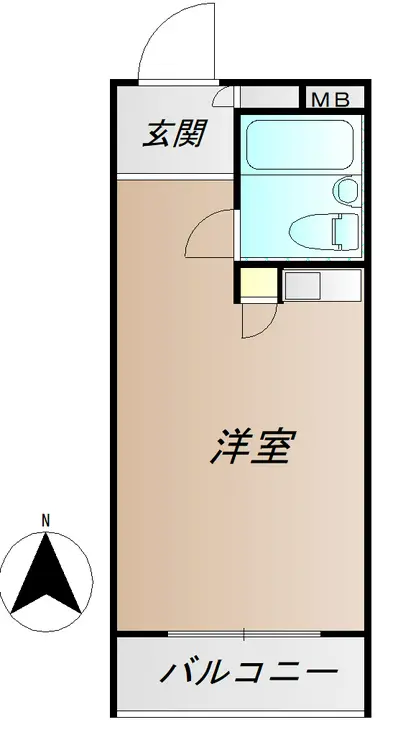 メゾン元横山 5階階 間取り