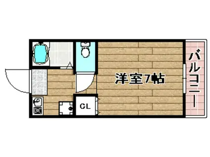 TS SQUARE NOMICHO(1K/4階)の間取り写真