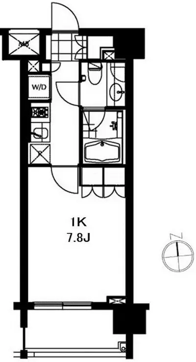 芝ウエスト 3階階 間取り