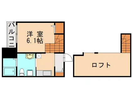 ガーデンプリッツ(1K/1階)の間取り写真