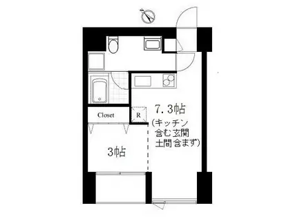 HMD5(ワンルーム/5階)の間取り写真