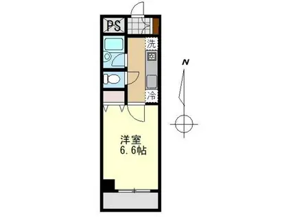 アーバンライフIII(1K/3階)の間取り写真