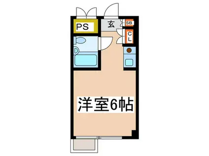 メゾン・ド・ノア聖蹟桜ヶ丘(ワンルーム/3階)の間取り写真