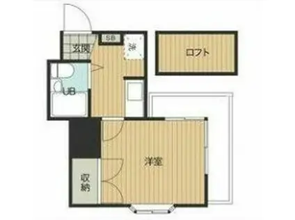 グリーンライフ92(1K/3階)の間取り写真