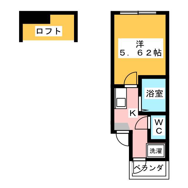 ツイン南長崎(1K/1階)の間取り写真