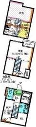 ARBOL(1LDK/1階)の間取り写真