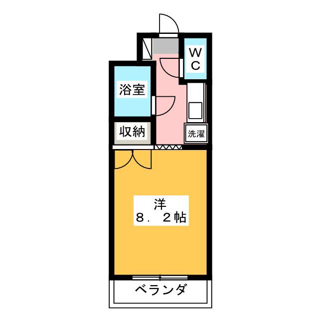 第3馬橋マンション(1K/3階)の間取り写真