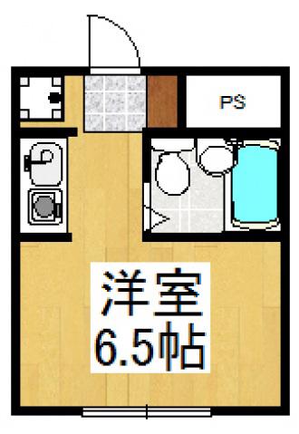 Nファースト清瀬(ワンルーム/2階)の間取り写真