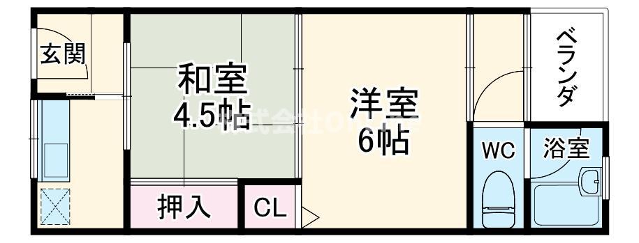 みゆきマンション(2K/3階)の間取り写真