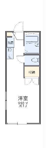 レオパレス寿(1K/1階)の間取り写真
